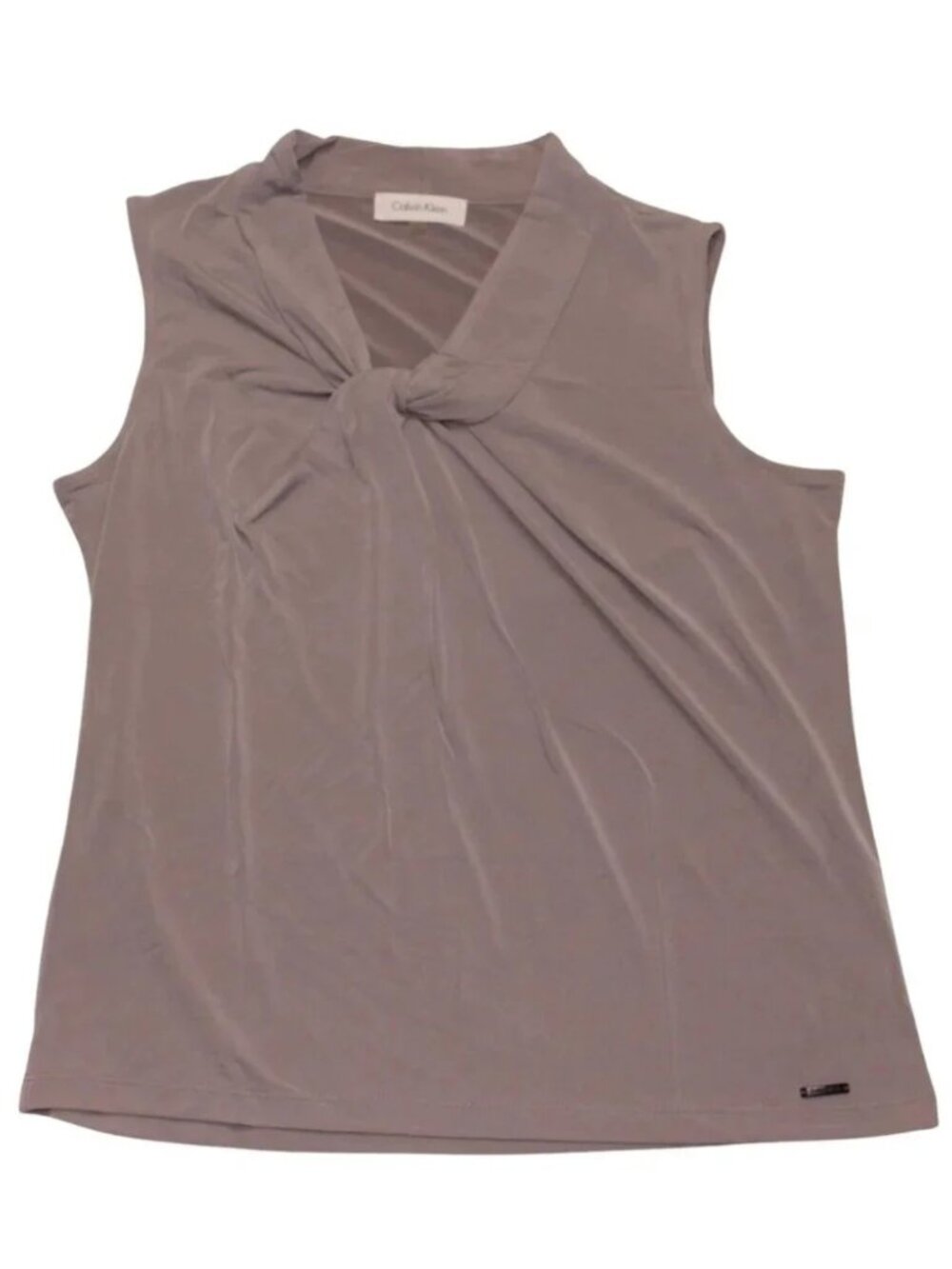 Calvin Klein Women's Sleeveless Gray Shirt S56TM24A NWT Size S